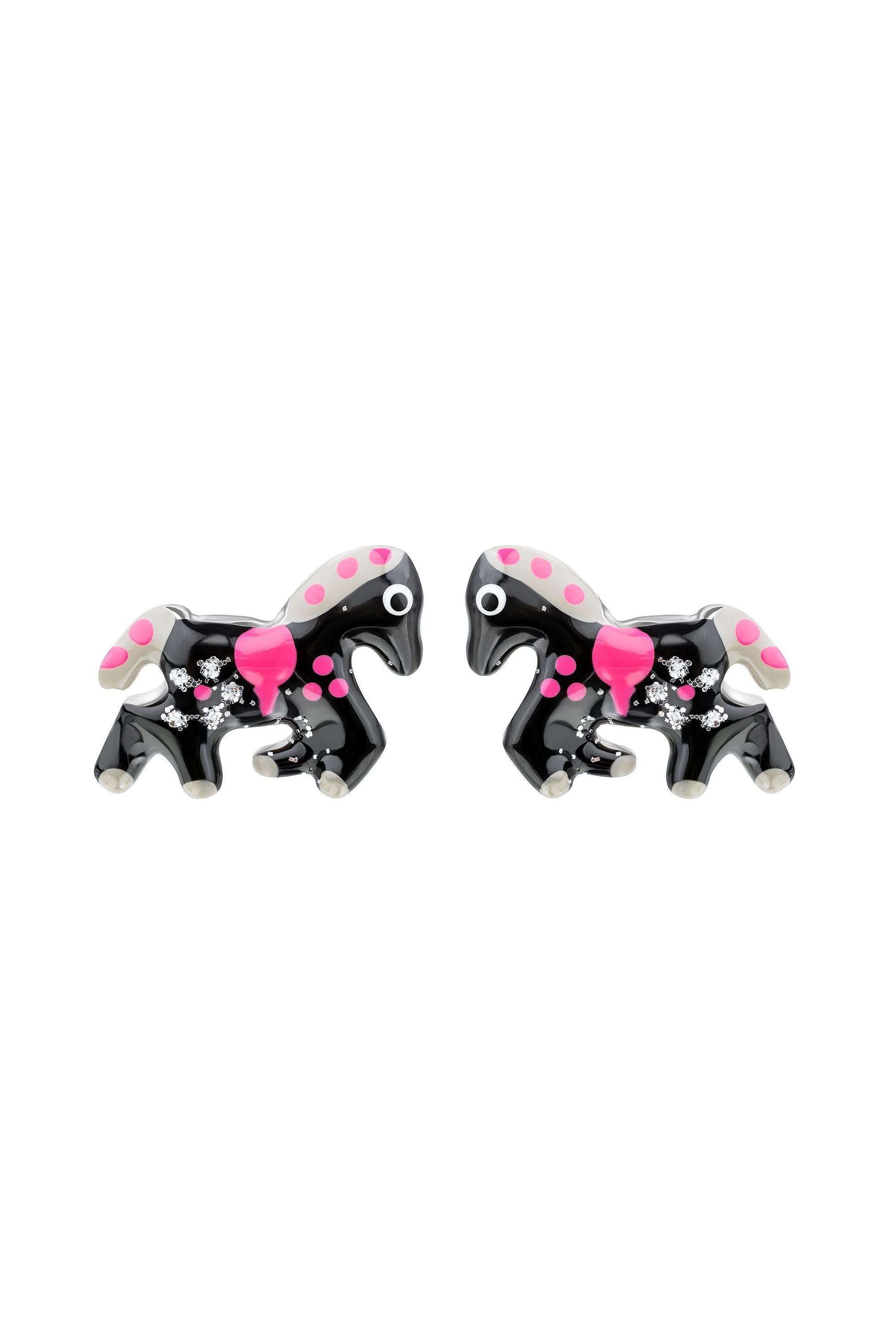 Kinder Ohrstecker mit Pferd Motiv von Scout aus 925 Sterling Silber