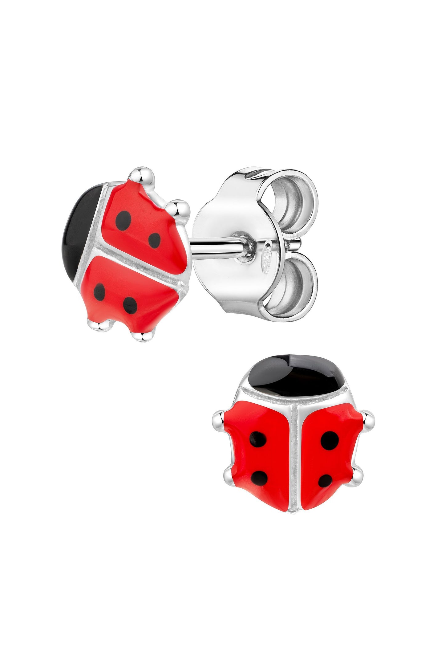 Kinder Ohrstecker mit Marienkäfer Motiv von Scout aus 925 Sterling Silber
