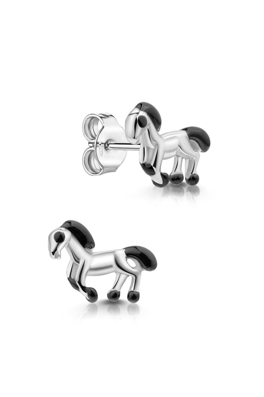 Scout Ohrstecker 925/- Sterling Silber rhodiniert Pferde