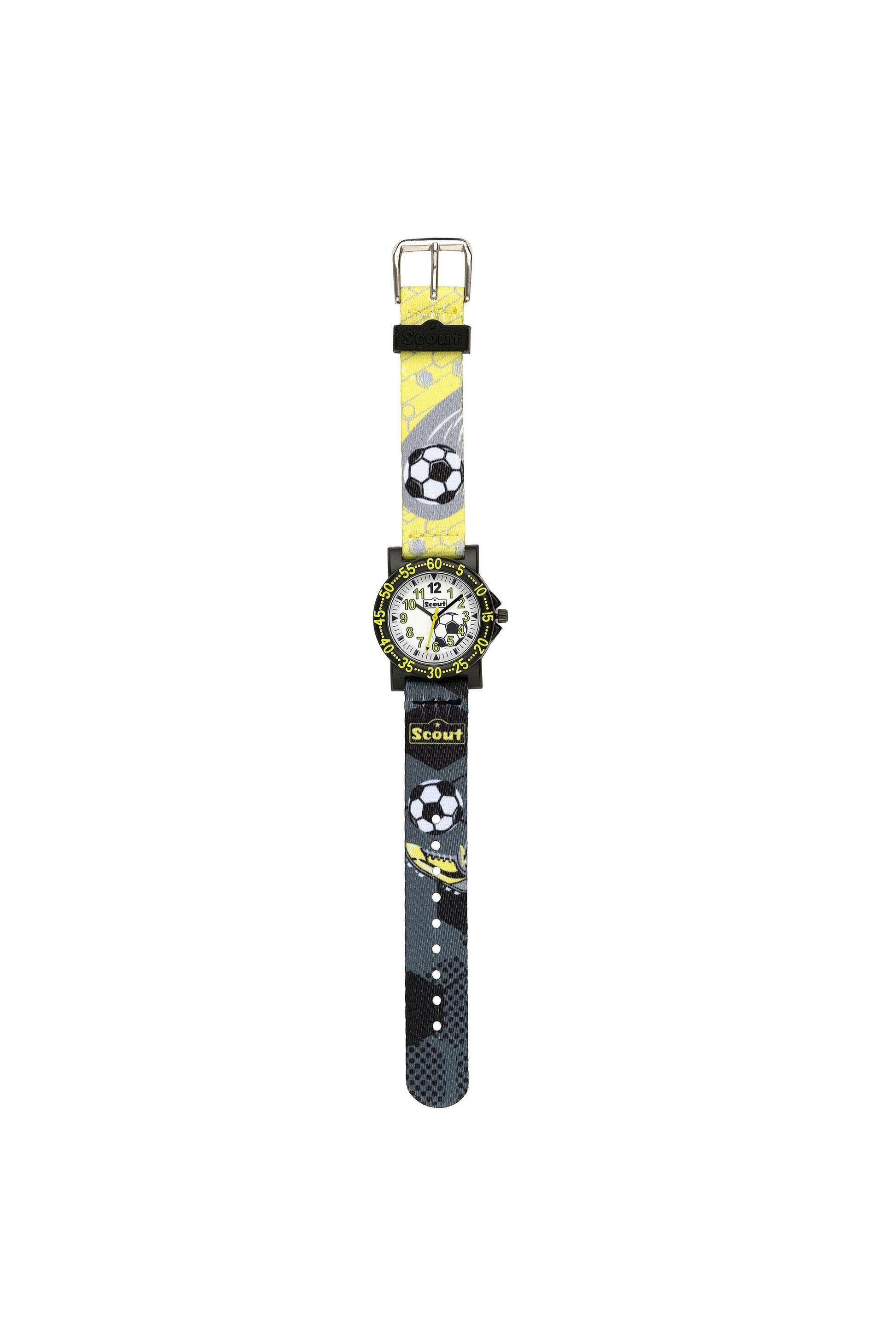 Scout Kinderuhr „The IT-Collection“ mit Quarzwerk und Fußball-Design
