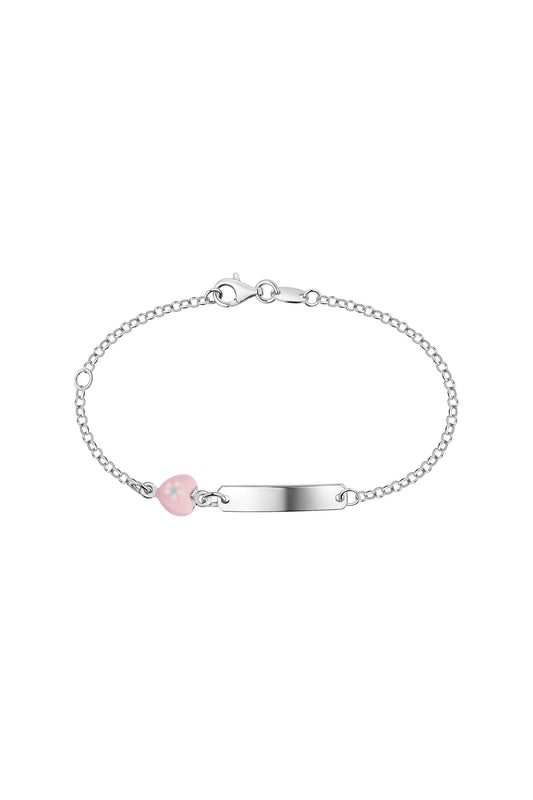 Scout Armband 925/- Sterling Silber rhodiniert Herz rosa