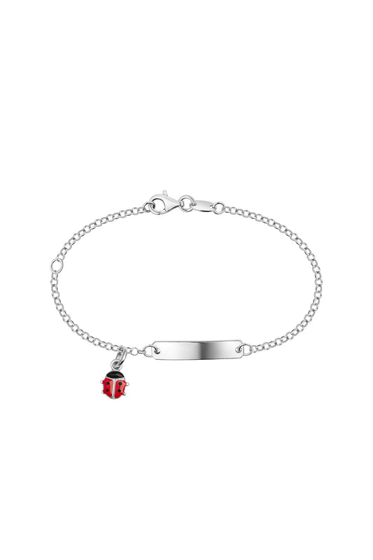 Scout Armband mit Marienkäfer Motiv aus 925 Sterling Silber rhodiniert