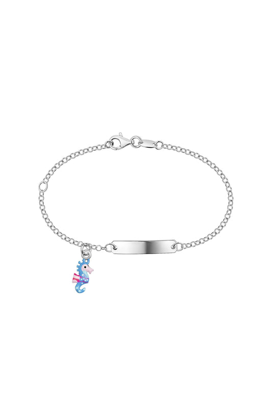 Scout Armband mit Seepferdchen Motiv aus 925 Sterling Silber rhodiniert