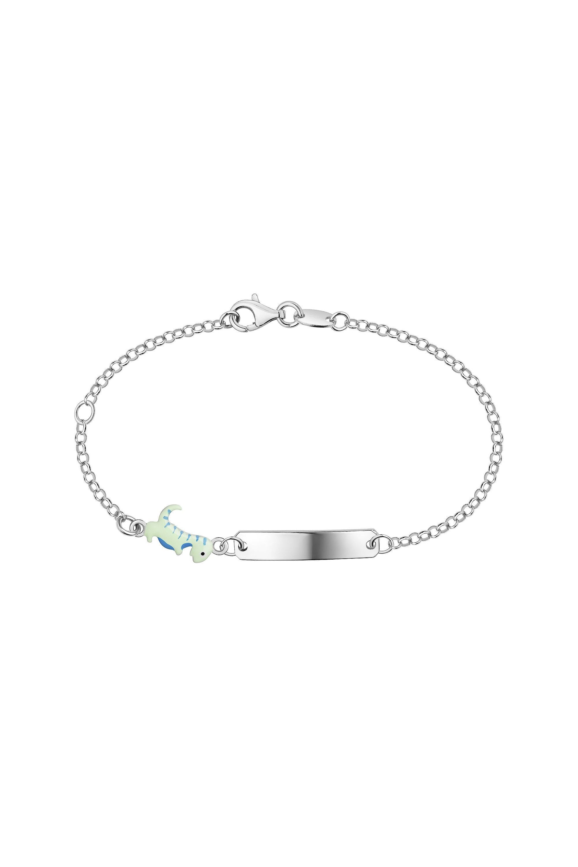 Scout Armband mit T-Rex Dino Motiv aus 925 Sterling Silber rhodiniert