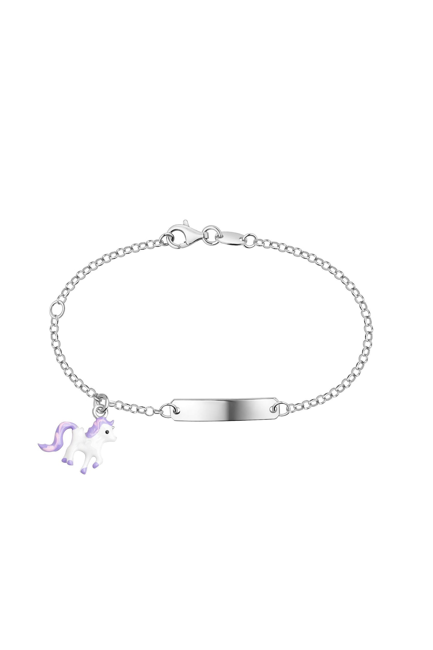 Scout Armband mit Einhorn Motiv aus 925 Sterling Silber rhodiniert