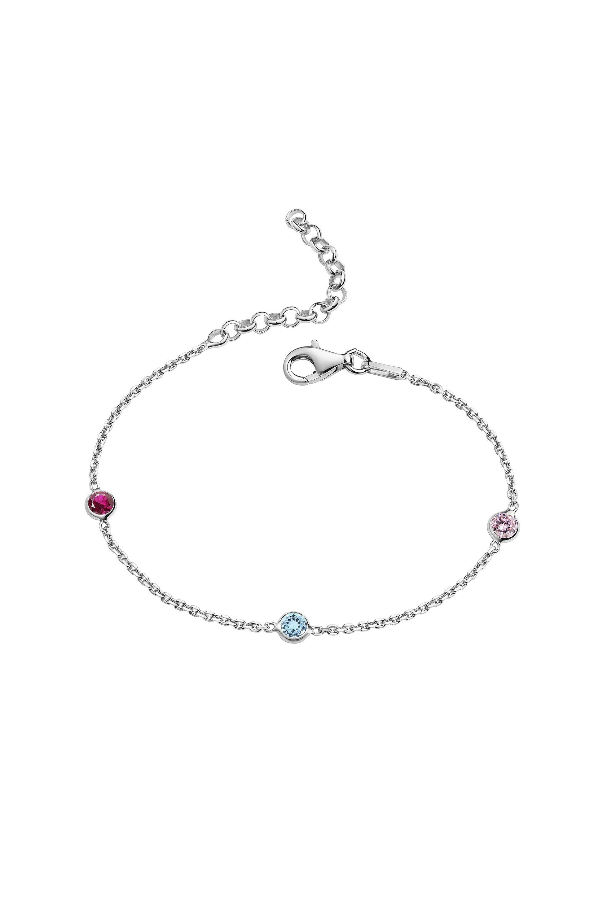 Scout Armband mit Zirkonia aus 925 Sterling Silber rhodiniert