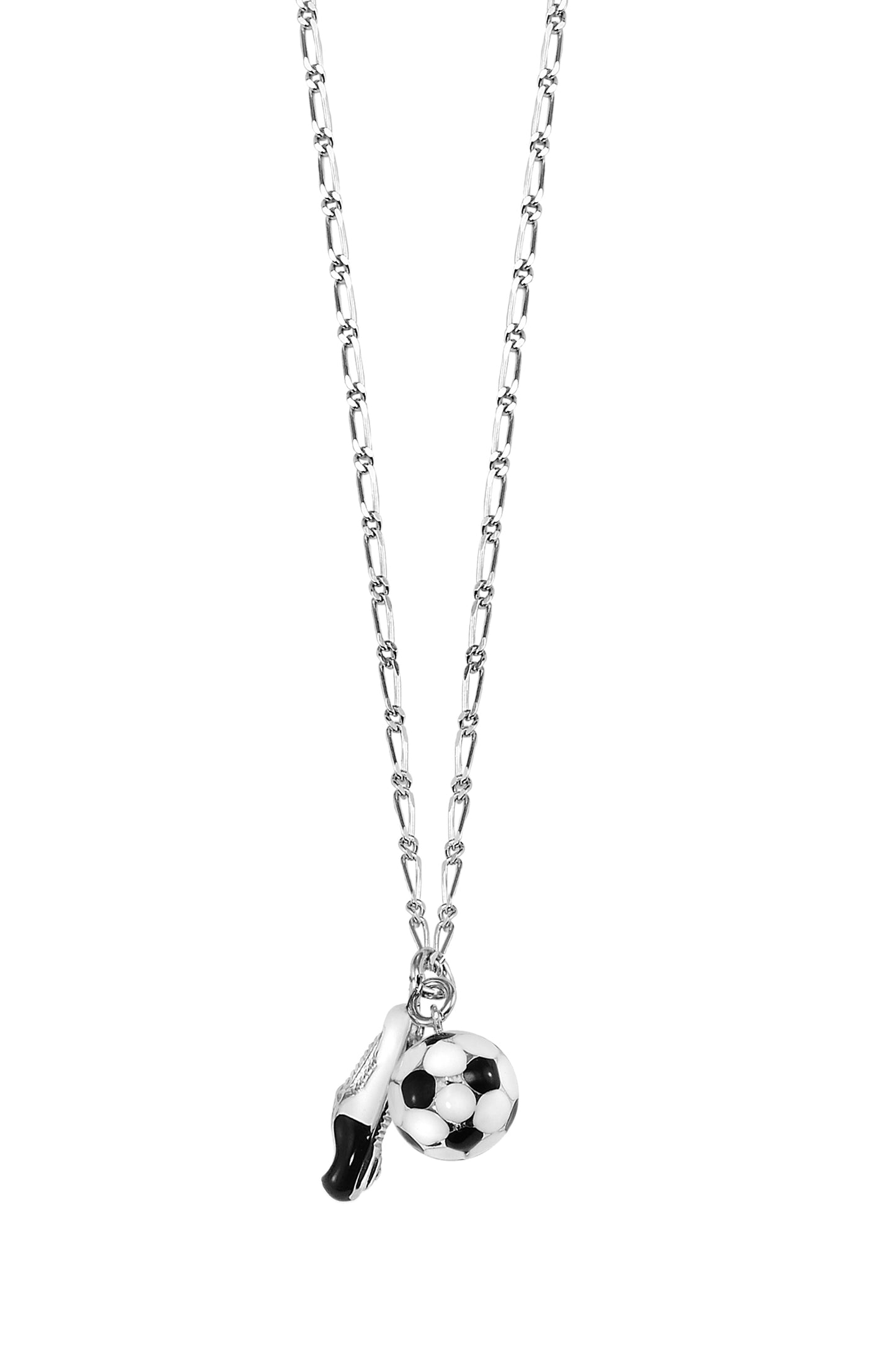Scout Anhänger mit Kette 925/- Sterling Silber rhodiniert Fußball